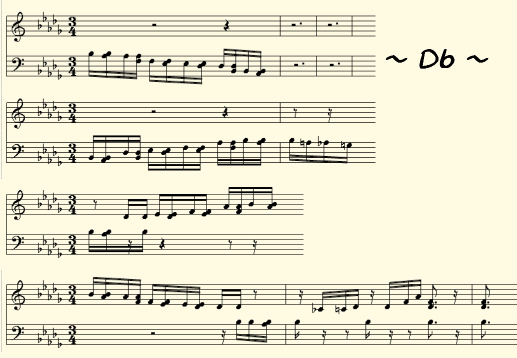 Db Minor Spider Riff